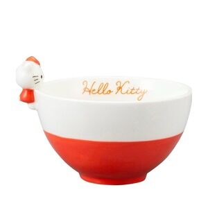 Sanrio Japan Hello Kitty‎ Ceramic Rice Bowl Boxed NEW